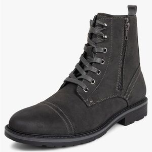 Kenneth Cole Unlisted Men's Captain Combat Gray Boots